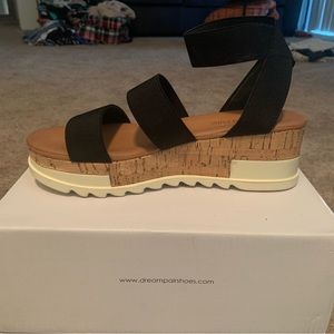 Brand new - never worn platform sandals